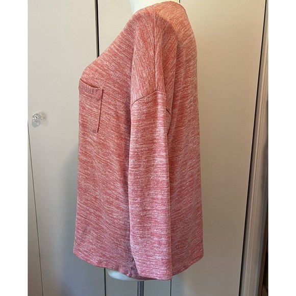Torrid Plus Size Super Soft Plush Relax Long Sleeve Pocket Top Pink 2X NWT - Picture 2 of 6